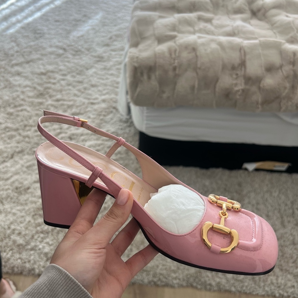 Gucci Women’s Horsebit Slingback Pumps